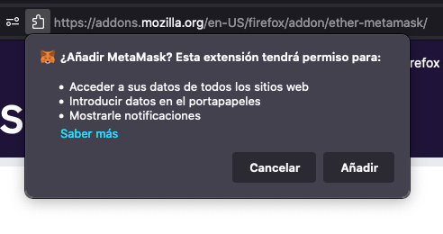 añadir Metamask