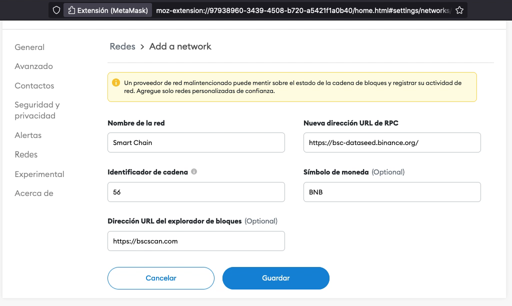 Crear Red BlockChain