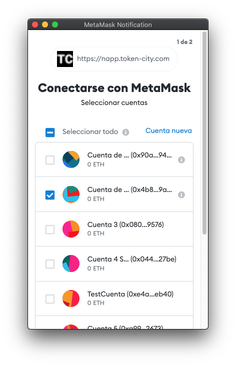 MetaMask - Importar Token